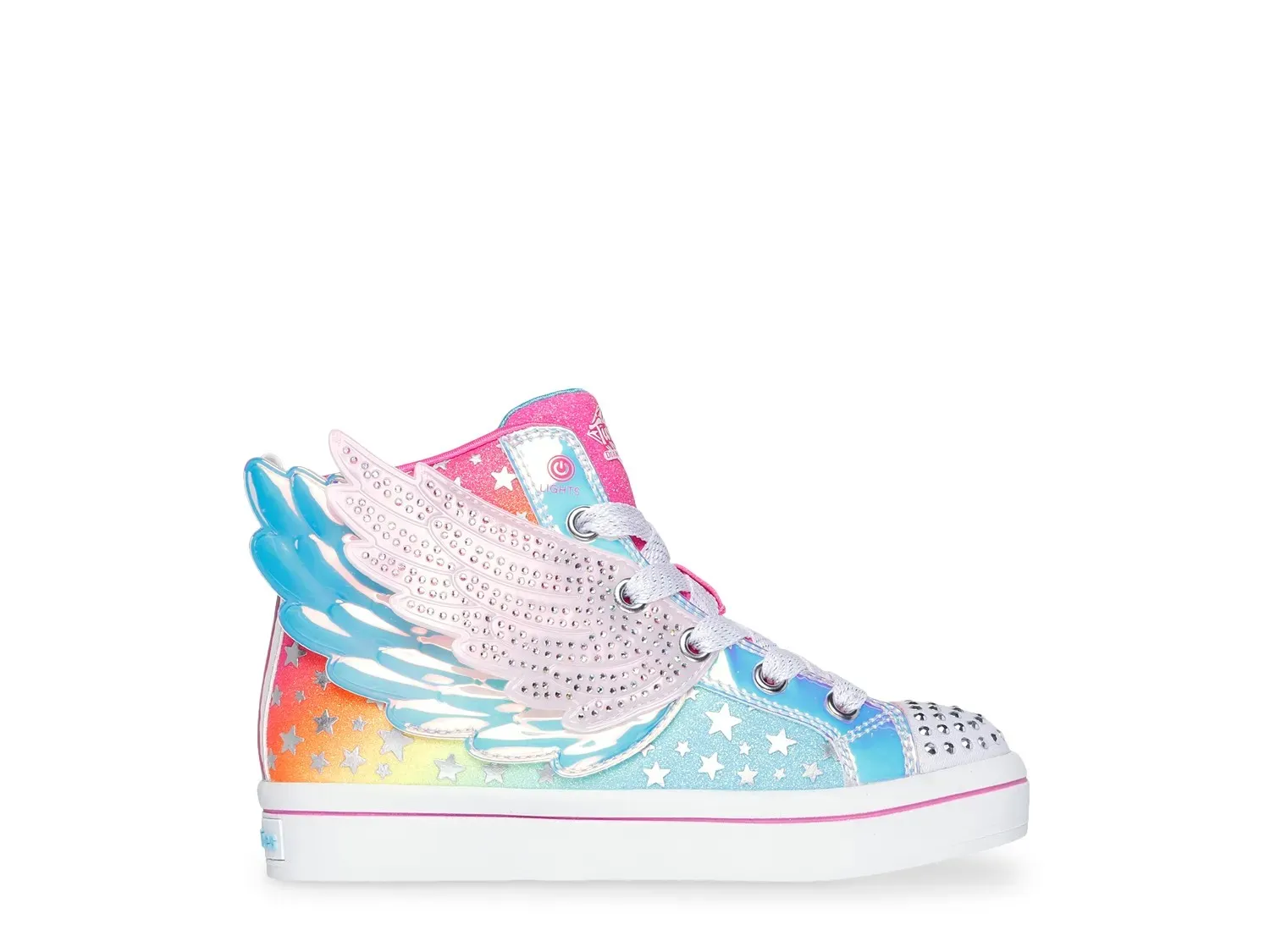 Кроссовки Skechers Twinkle Toes Twi-Lites 2.0 Dreamy Wings — детские, разноцветные — фото 3
