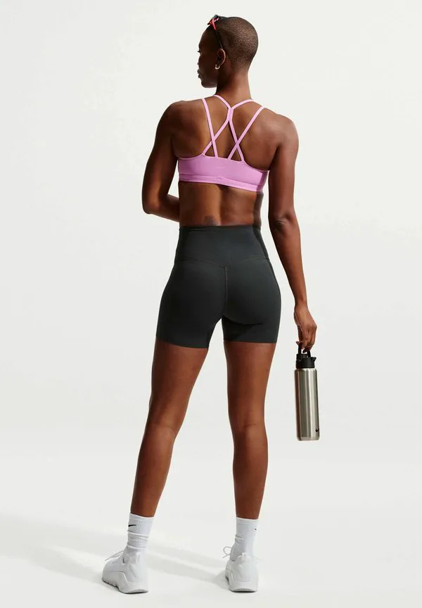 Спортивный бюстгальтер zenvy с бретелями и легкой поддержкой Nike Performance, Lt Magenta/White — фото 3
