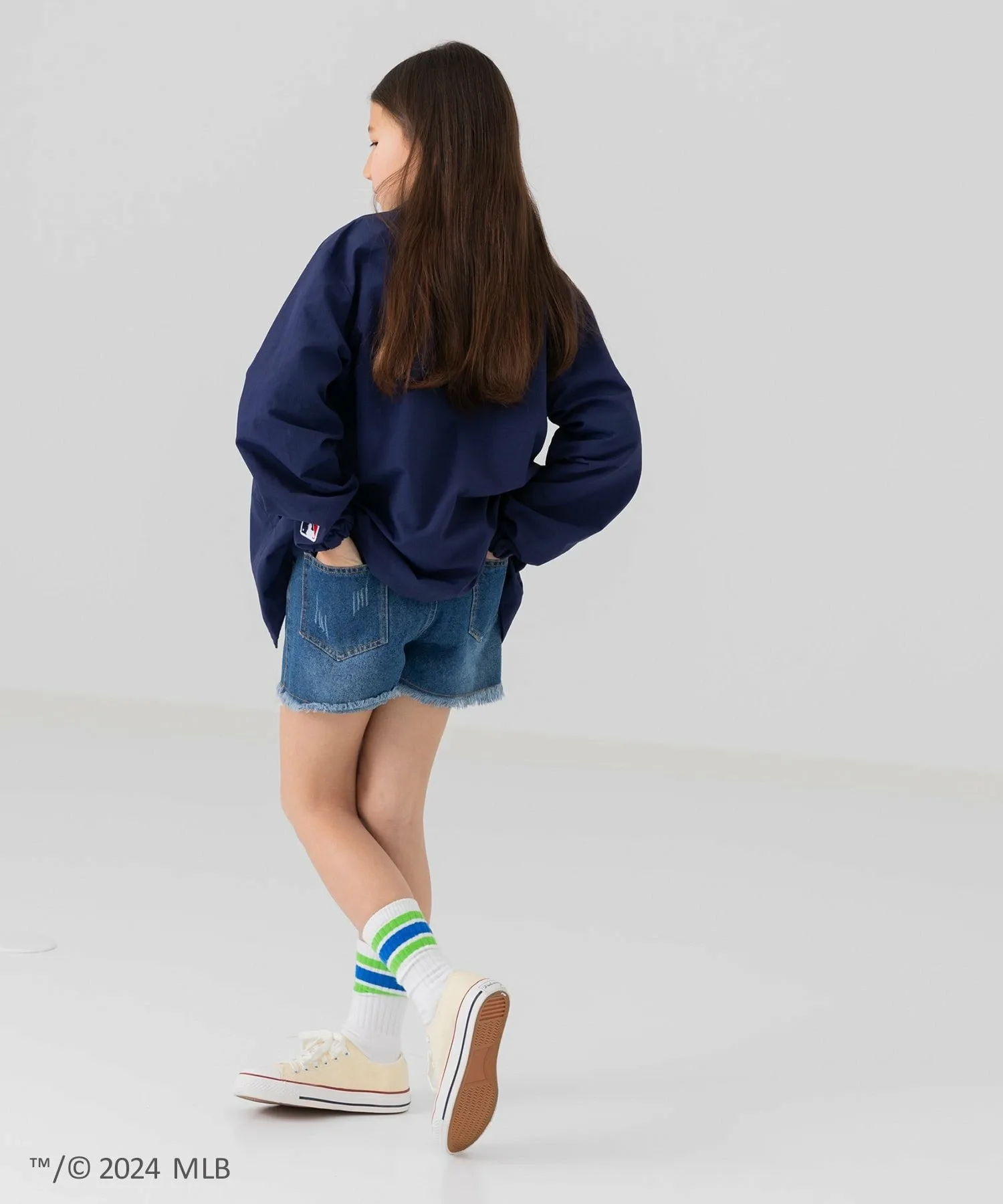 Куртка тренера MLB Chil2, Navy — фото 4