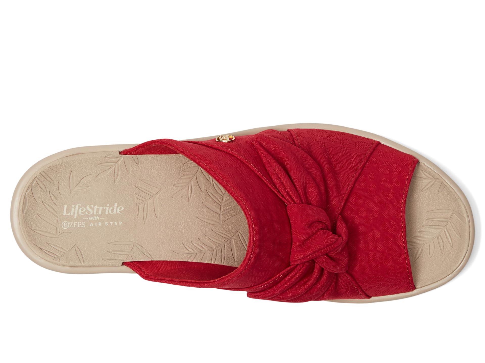 Сандалии LifeStride Smile Slides, цвет Fire Red Monomesh Fabric — фото 2