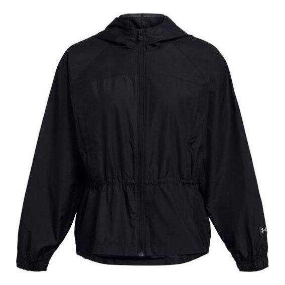 

Куртка rush woven jacket 'black' Under Armour, черный