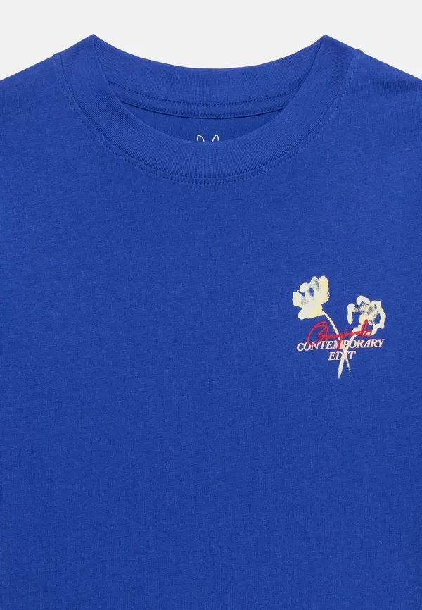 Футболка Jorhyeres back crayon tee print t-shirt Jack & Jones Junior, голубой — фото 4