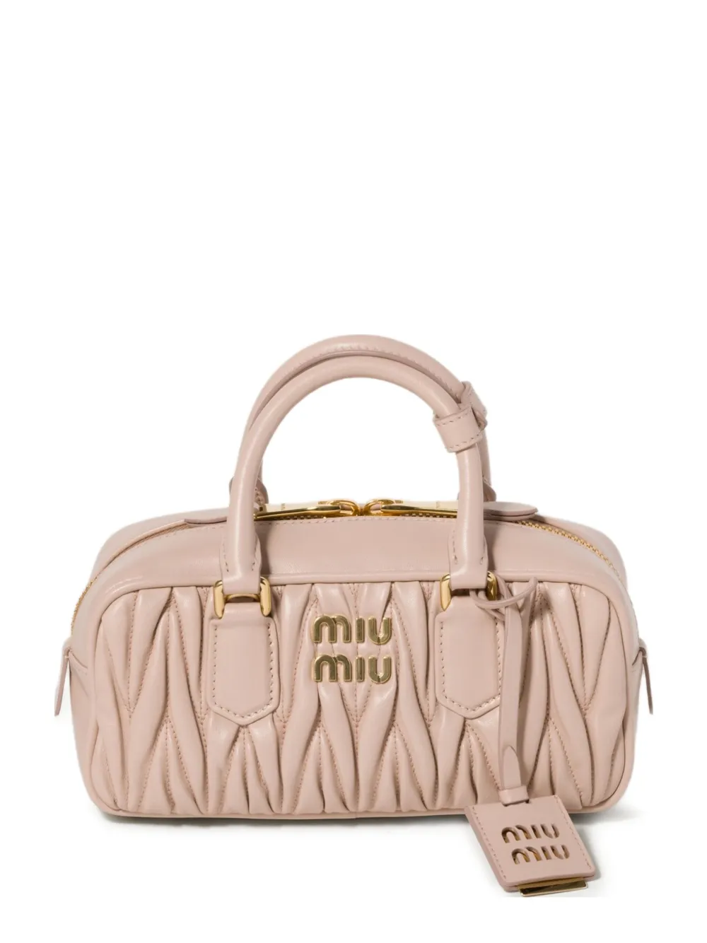 

Стеганая сумка-тоут Arcadie MIU MIU, розовый