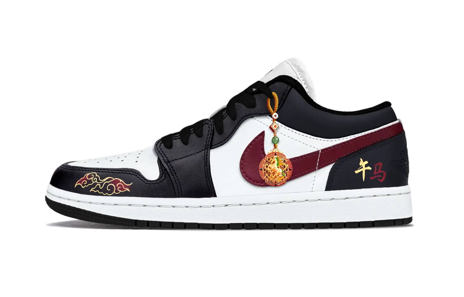 

Кроссовки Air 1 Horse Year Limited Edition, низкие, винтажные, унисекс, с амортизацией Jordan, черный