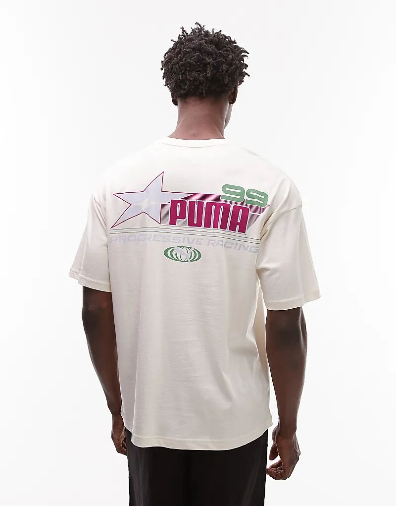 

Футболка с принтом на спине Puma Racing 99 бежевого цвета. Эксклюзивно на ASOS.