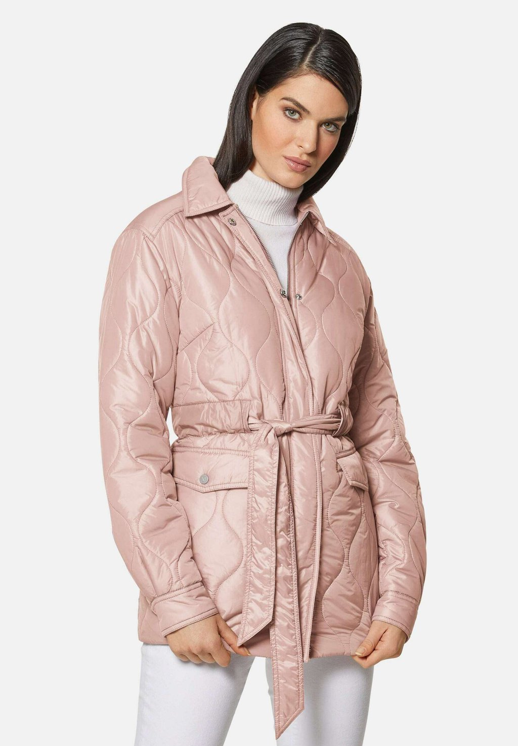 

Зимнее пальто WATTIERTE MIT TAILLENZUG MADELEINE, светло-розовый