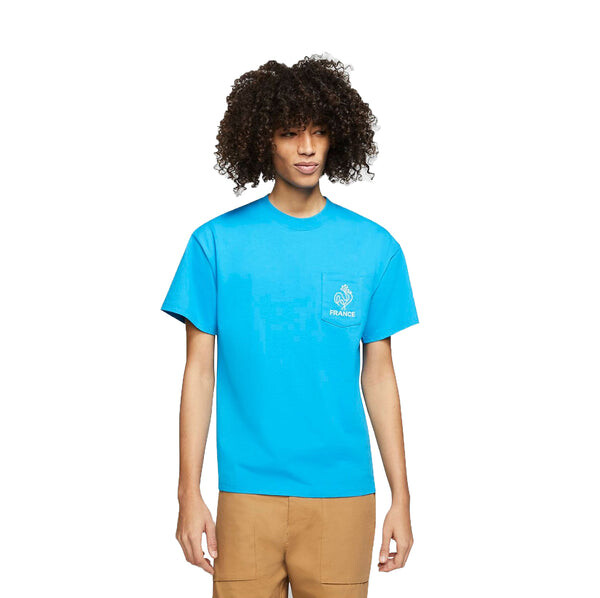 

Футболка sb x parra france federation kit tshirt 'neptune blue white' Nike, синий