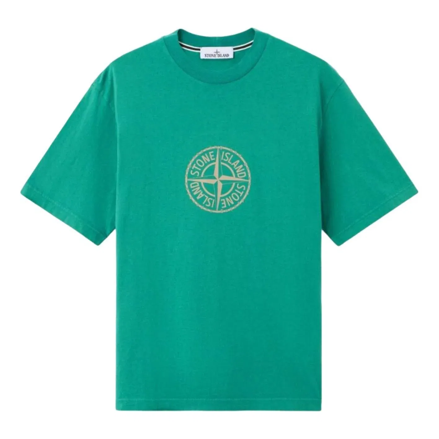 Футболка All Around Compass 'Malachite' STONE ISLAND 2100001, зеленый