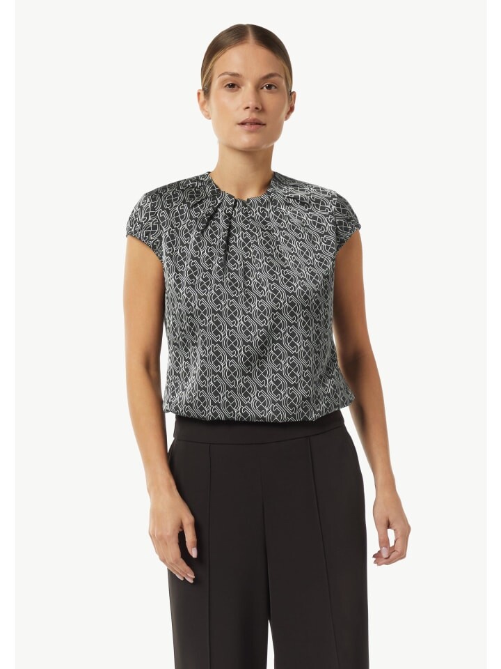 

Блуза comma Bluse kurzarm, черный