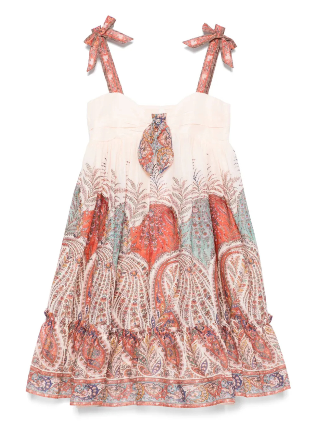 

Платье ZIMMERMANN Kids Rhiannon, нейтральный