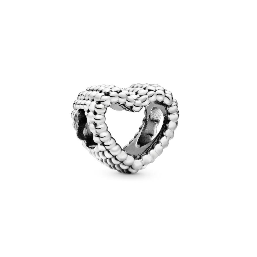 

Шарм Beaded Open Heart Pandora, стерлинговое серебро