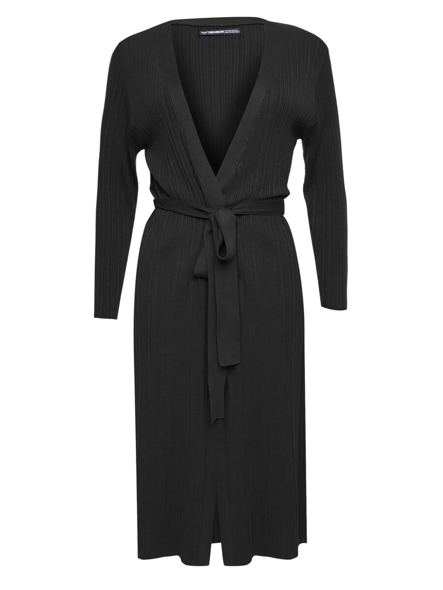 

Вязаный кардиган Threadbare Rosemary, черный