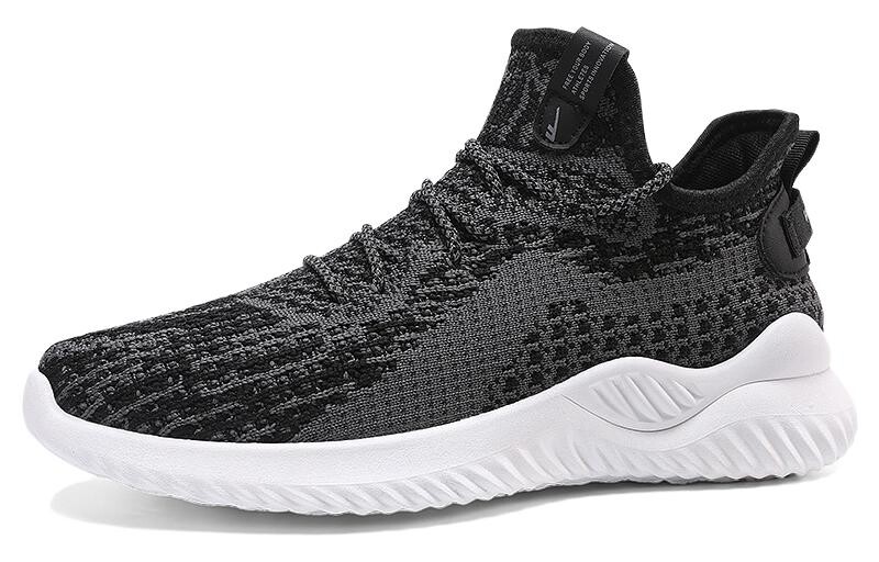 Кроссовки WARRIOR Lifestyle Shoes Men Low-top Gray, черный/белый — фото 2
