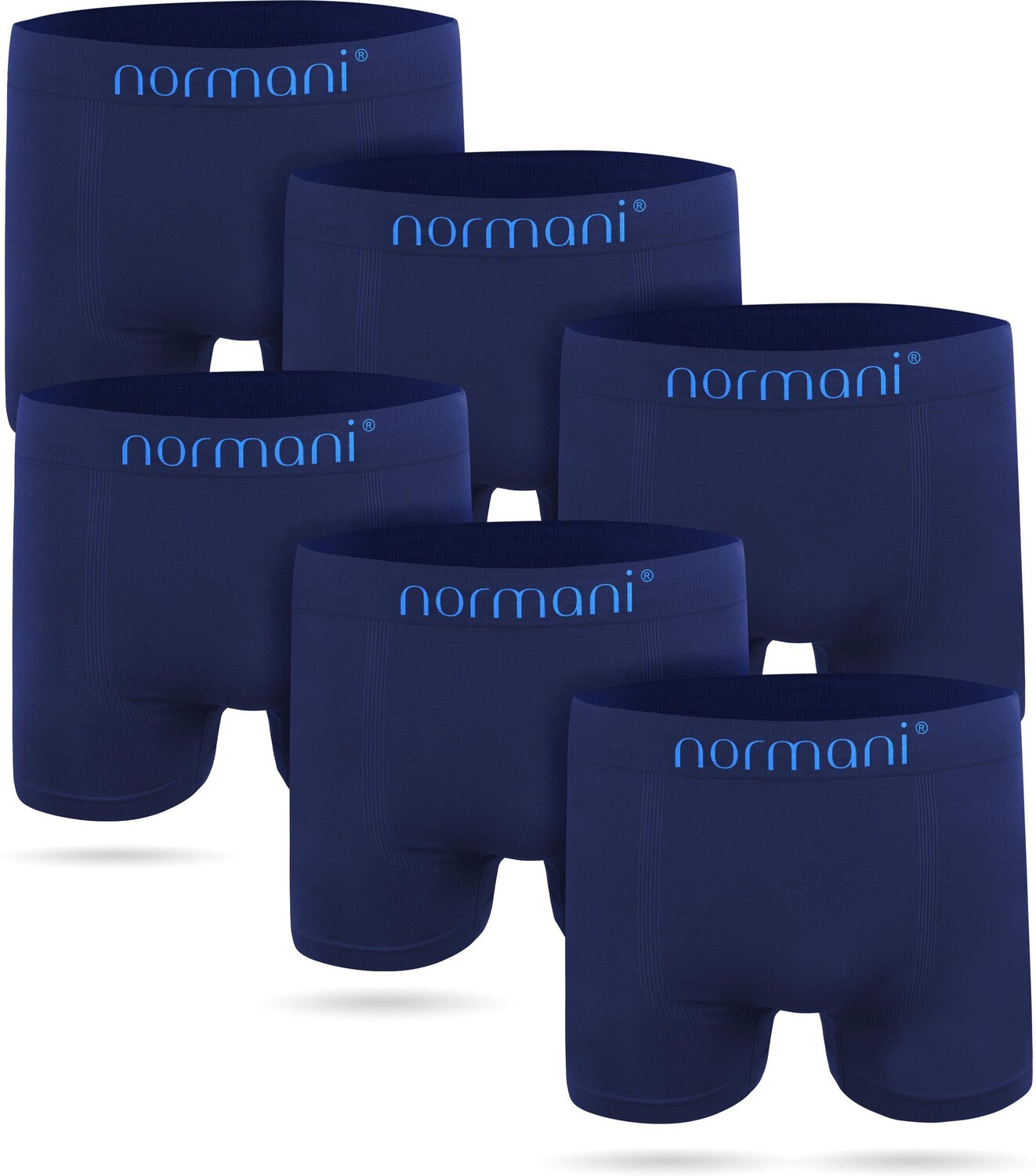 

Боксеры normani 6 Stück Mikrofaser-Boxershorts für Herren aus Nylon, синий