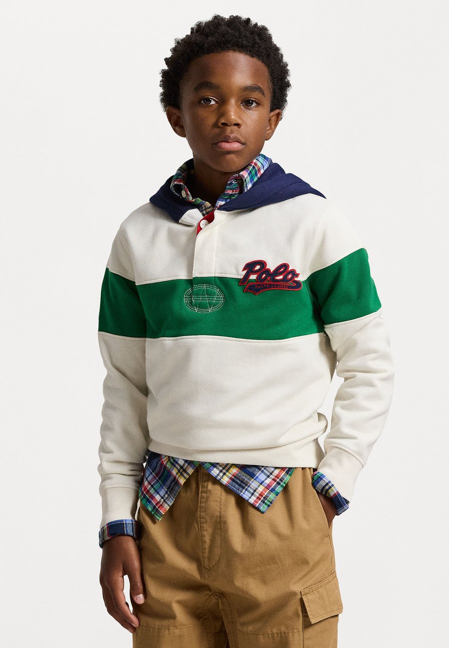 

Худи Polo Ralph Lauren LOGO RUGBY HOODIE UNISEX, White/Green/Blue