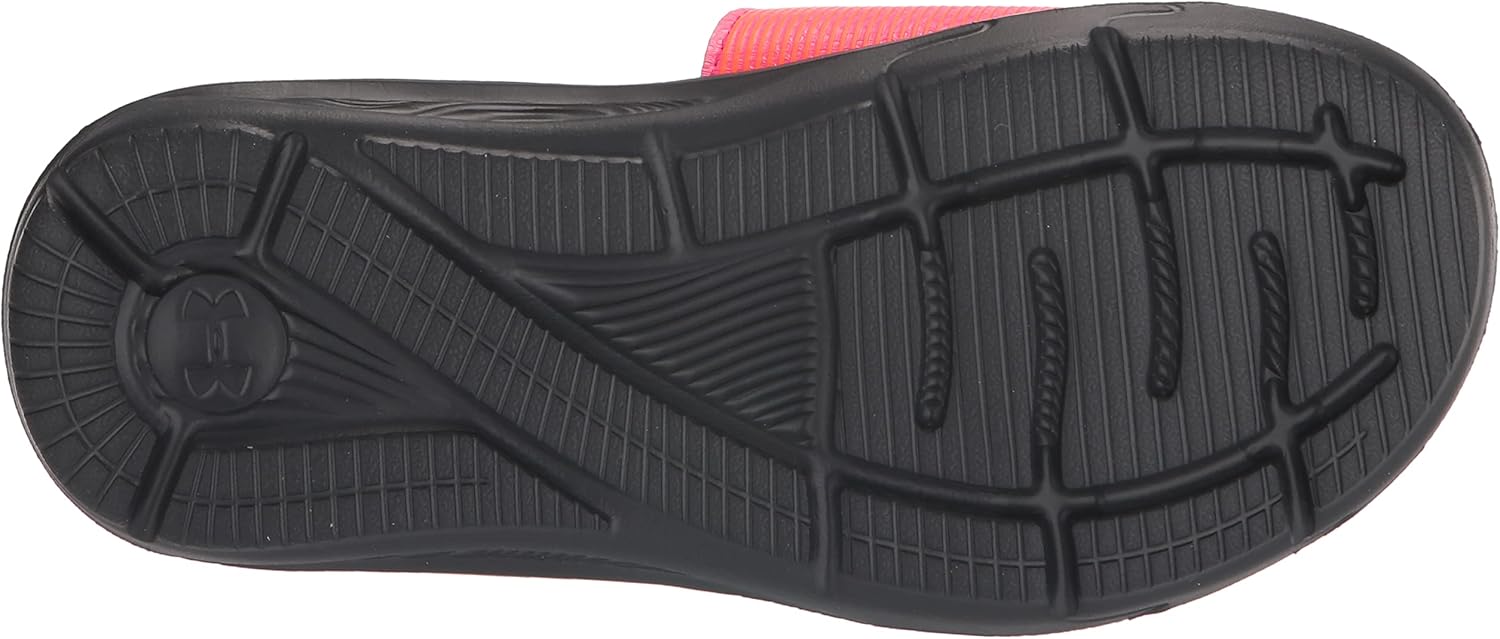 Сандалии-слайды Mercenary от Under Armour Unisex, цвет Penta Pink (600)/Blaze Orange, цвет 2, женские, США — фото 4