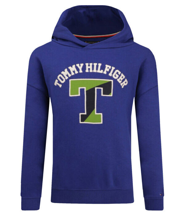 

Толстовка детская Tommy Hilfiger с буквой, синий