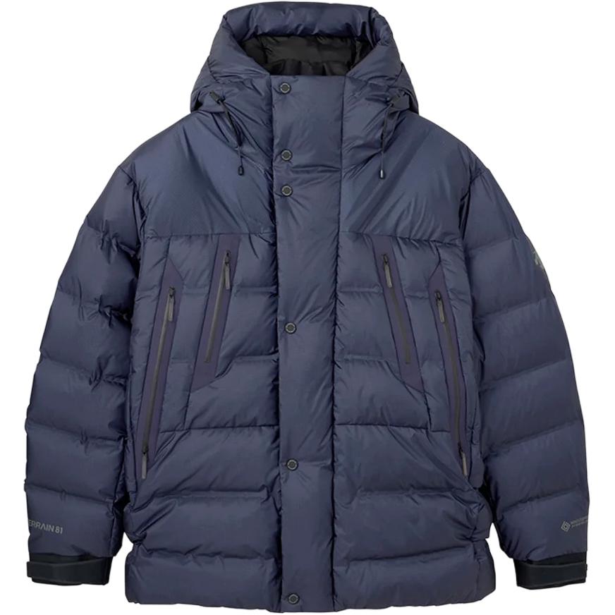 

Пуховик мужской с капюшоном Moderate DESCENTE, фиолетовый marine синий