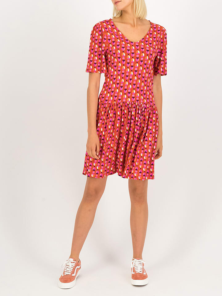 

Короткое платье Blutsgeschwister Kleid Summer Ease Cache, цвет Rot/Bunt