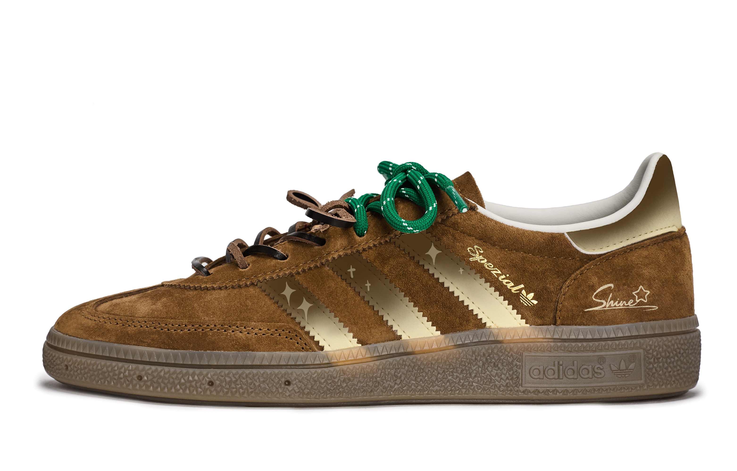 

HANDBALL SPEZIAL 811 Manufacturing, представляя вам Stellar Orbit Low top German Army Trainers Unisex Adidas Originals, бежевый коричневый