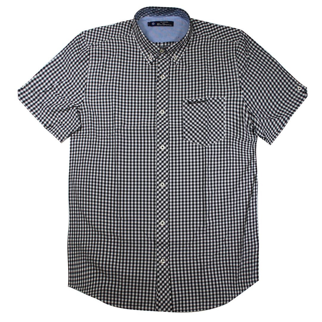 

Клетчатая рубашка Ben Sherman, черный