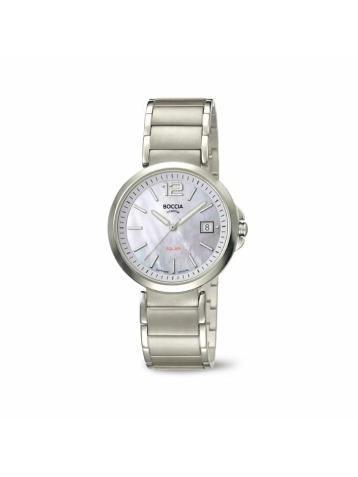 

Boccia Аналоговые женские часы серебристого цвета