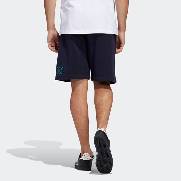 Шорты originals pre game short loose running sports shorts blue Adidas, синий — фото 4