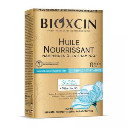 

Питательный шампунь с питательными маслами и витамином B5 Bioxcin