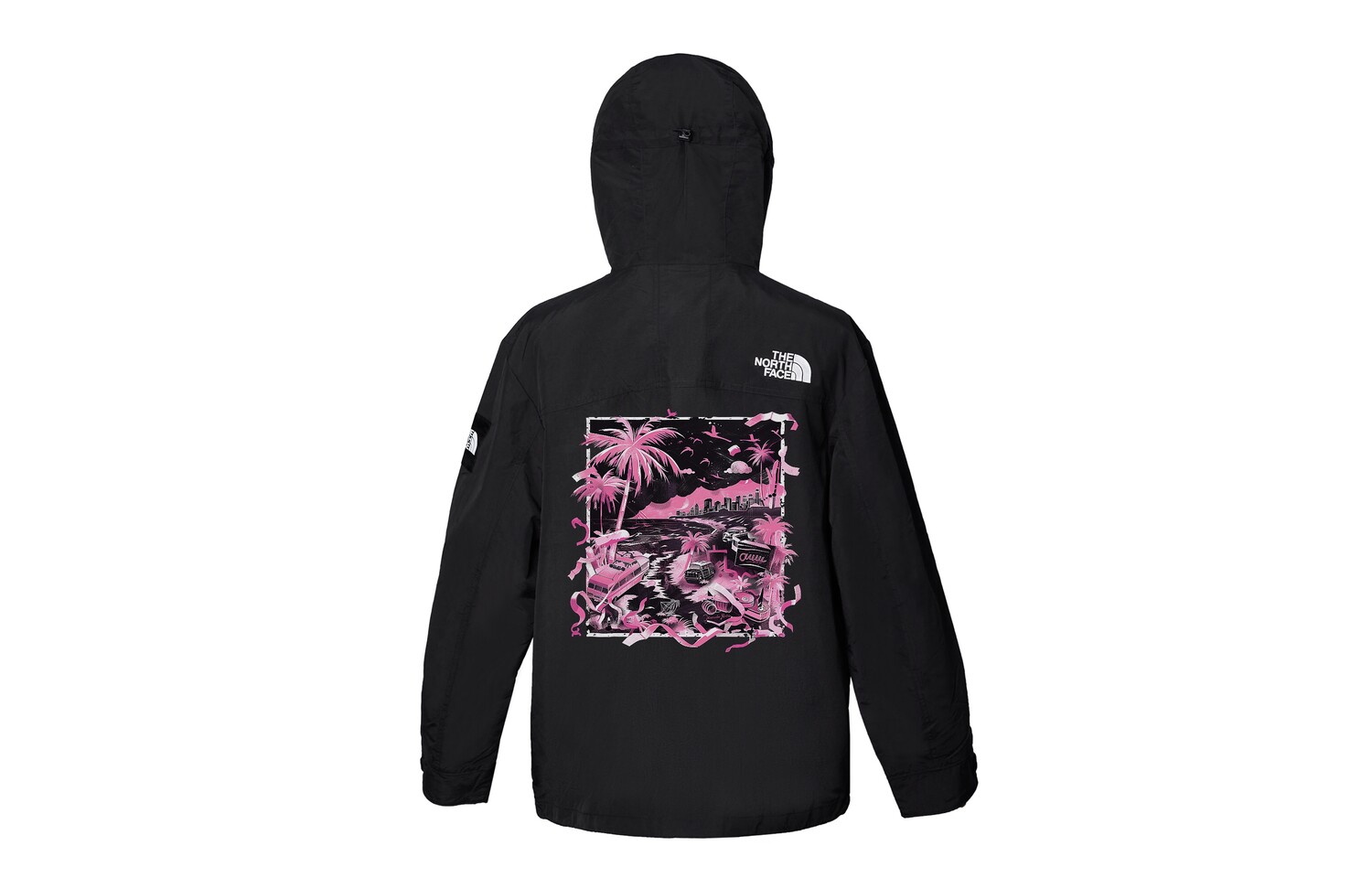 

Ветровка куртка унисекс черный The North Face