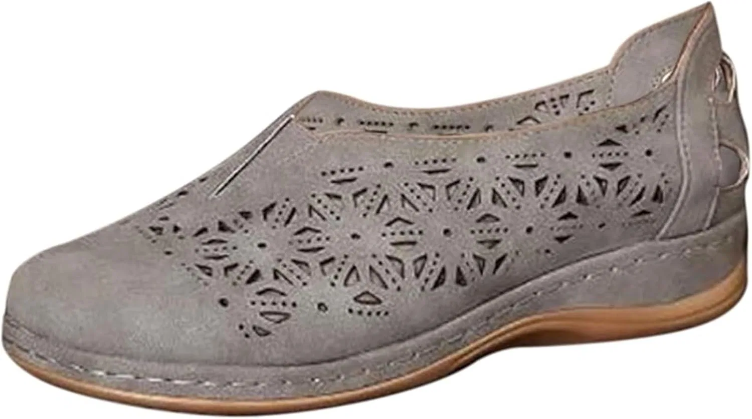 Мокасины женские повседневные, Grey Gikleihwy