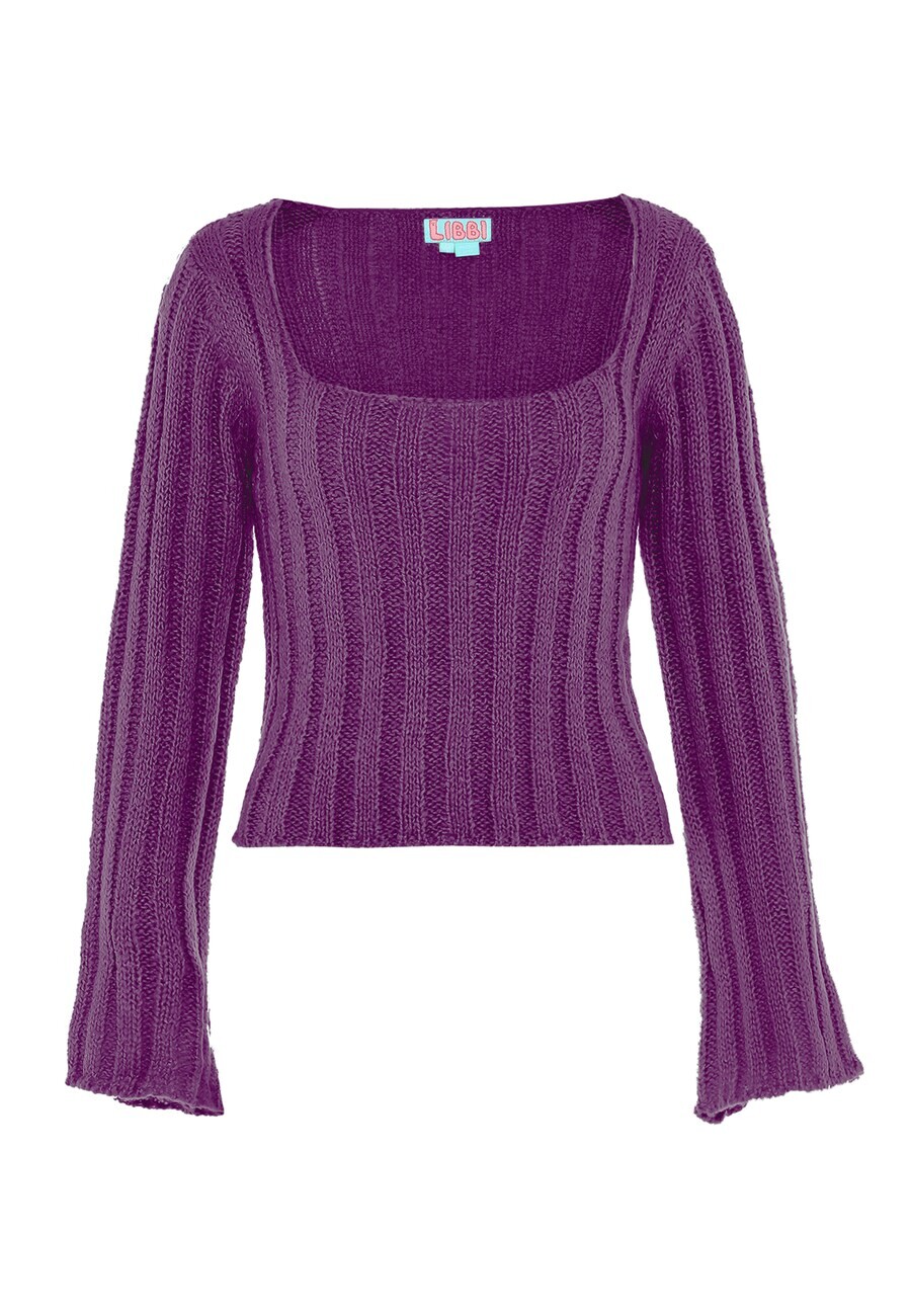 

Базовый свитер Libbi Sweater, фиолетовый