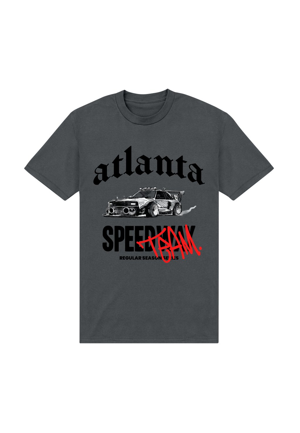 

Футболка с принтом MATT KEELING ATLANTA SPEEDWAY Henry Tiger, серый