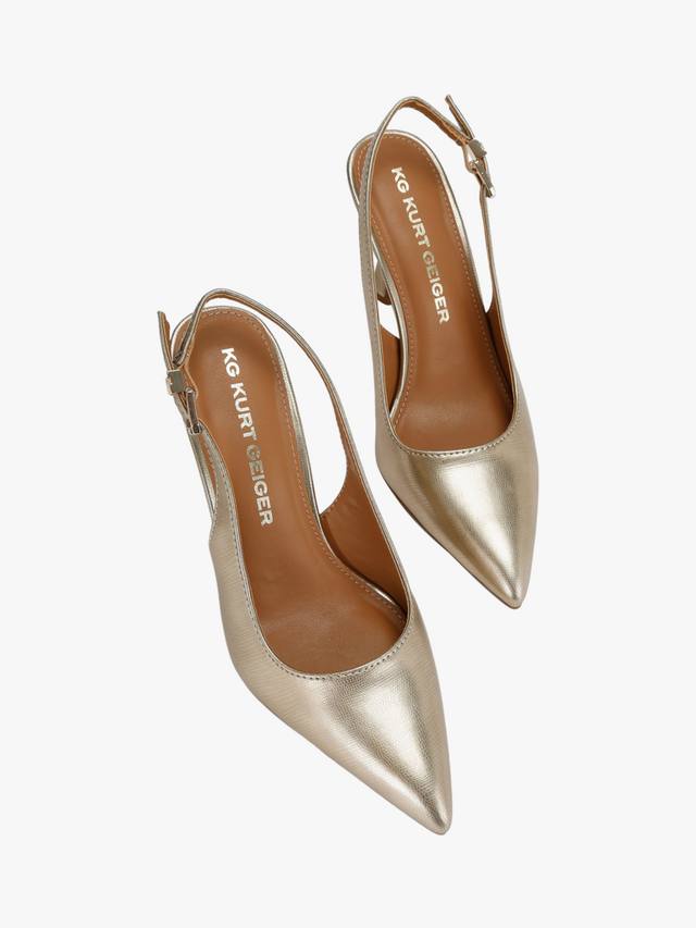 Туфли-лодочки adina на шпильке KG Kurt Geiger, золотой — фото 3