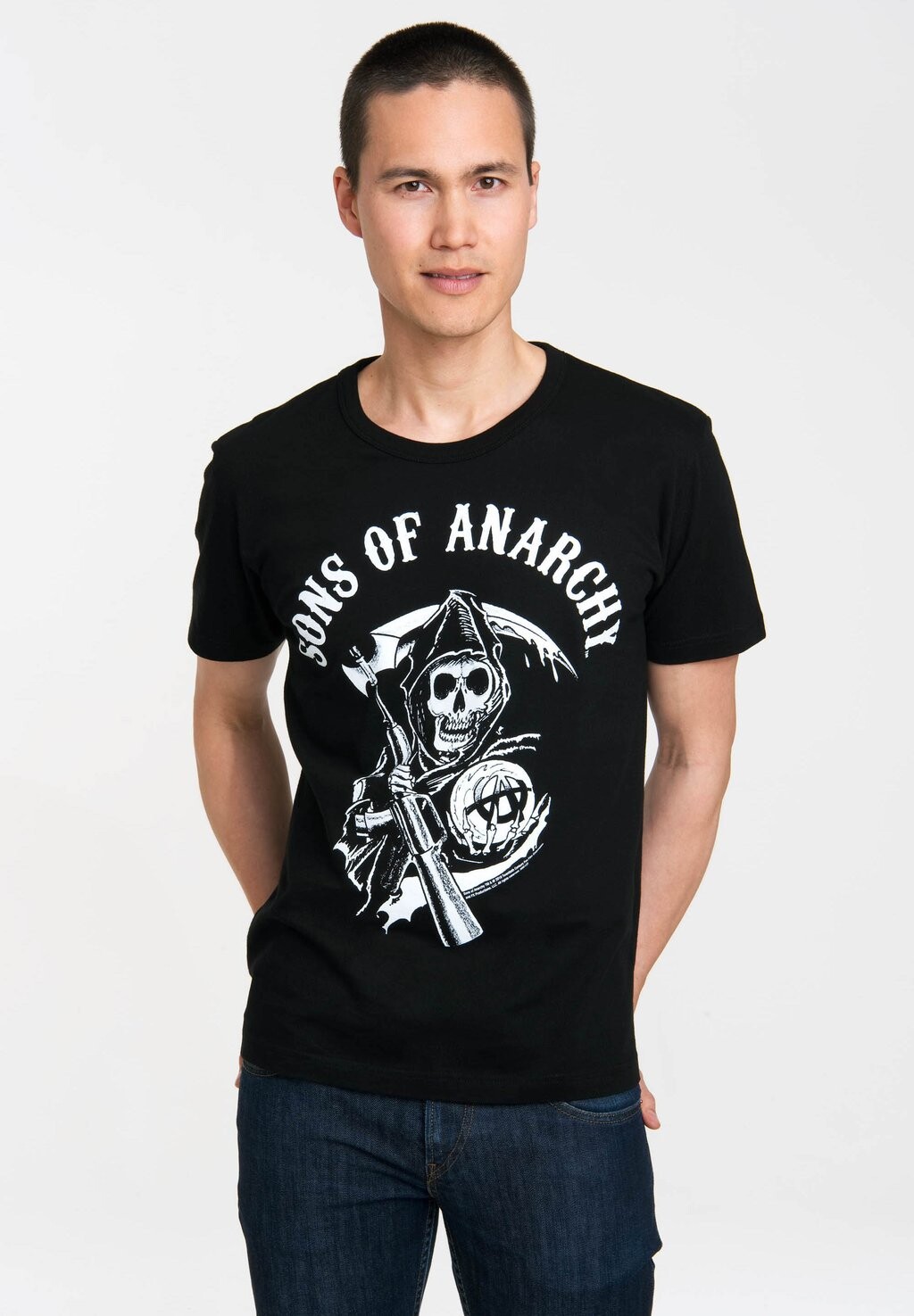 

Футболка с принтом SONS OF ANARCHY-PRINT LOGOSHIRT, цвет schwarz