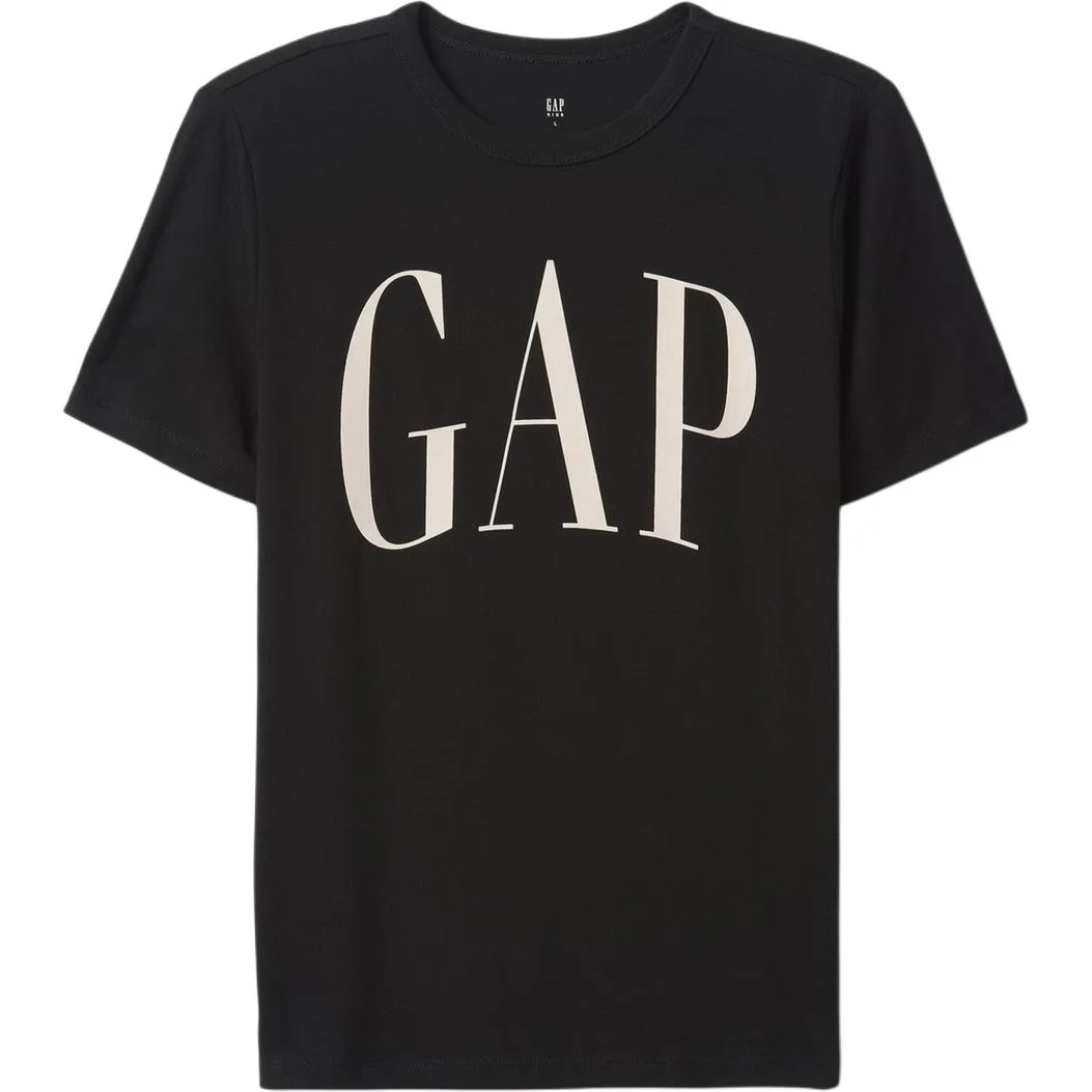 Футболка для детей с круглым вырезом GAP, белый — фото 3