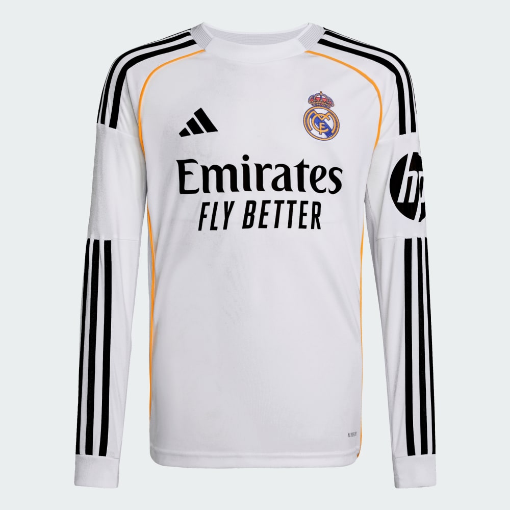 

Джерси Adidas Real Madrid 25/26 Home Jersey Long Sleeve, цвет White/Soccr-Rms-S2r