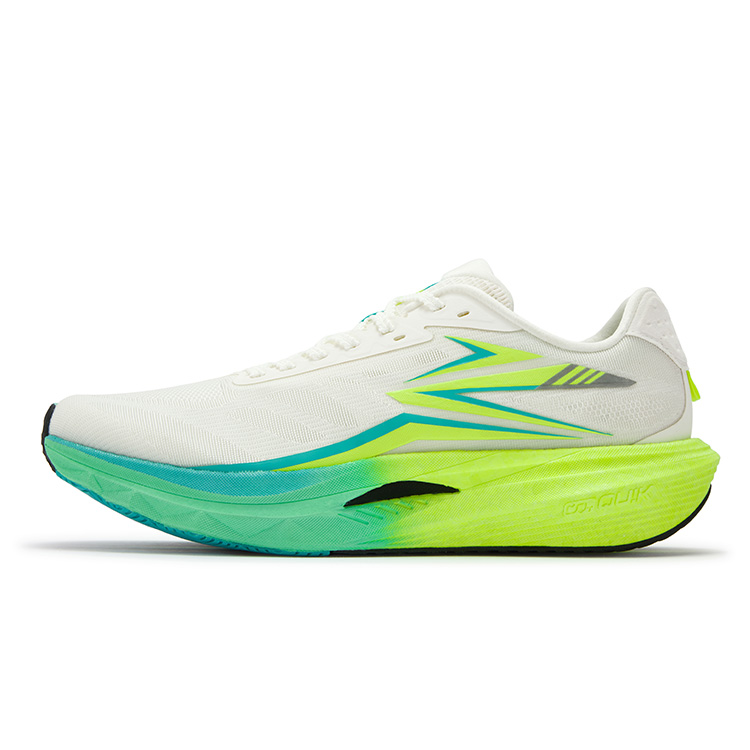 

Кроссовки Racing Track Xiaoqiang с амортизацией, износостойкие, дышащие, нескользящие, низкие, для бега, унисекс 361°, белый зеленый