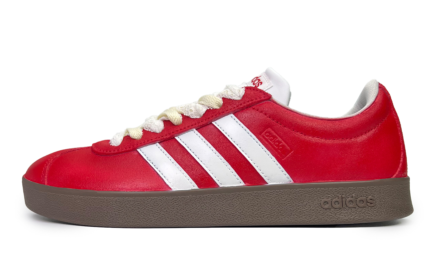 

Кроссовки adidas neo Vl Court Classic Skateboarding Shoes Unisex Low-top Red/white, красный