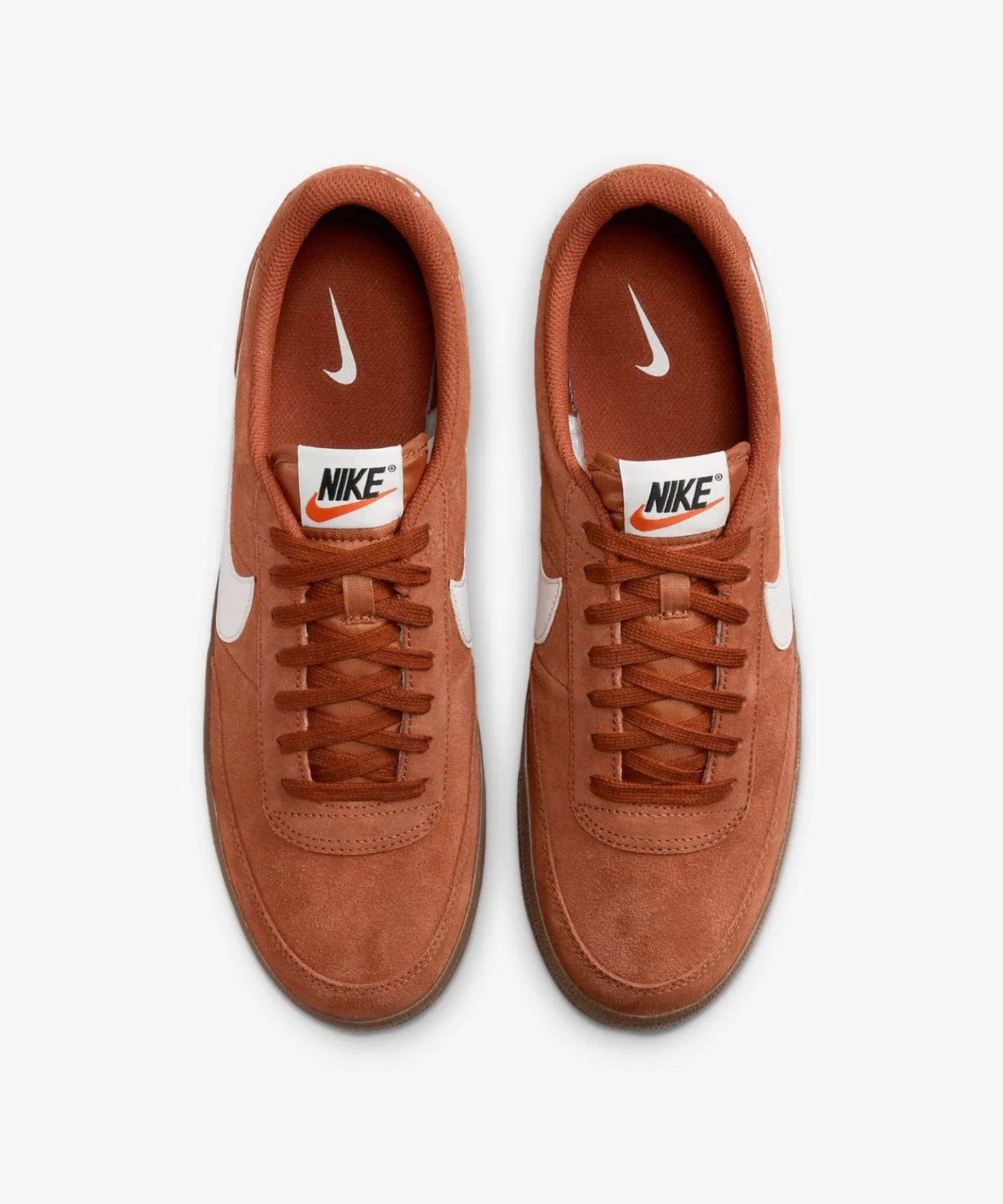 Мужские кеды из замши Nike KILLSHOT 2 FQ8903-200 коричневые — фото 2