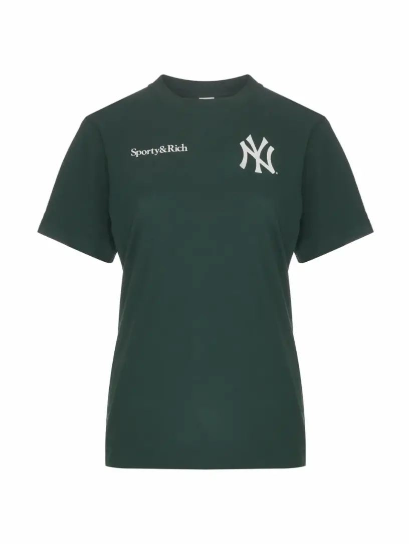 

Хлопковая футболка Champions Sporty&Rich, зелёный