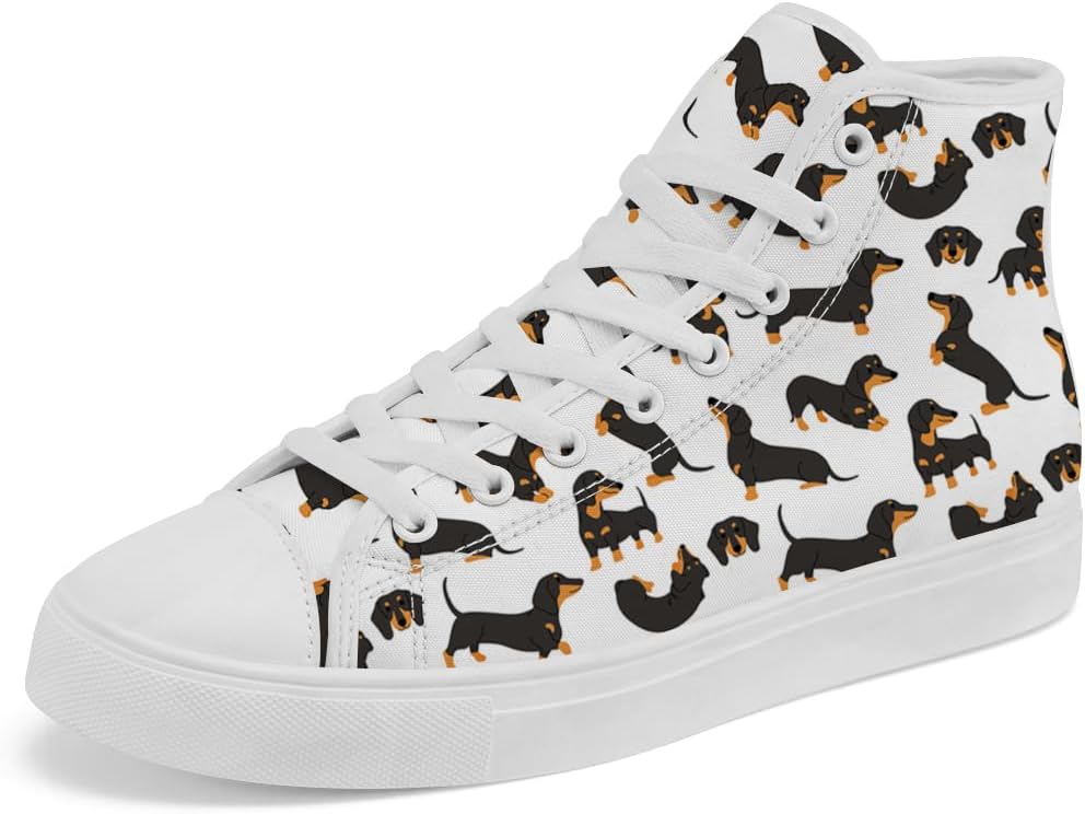 

Кеды на высокой подошве chebing с тканевым верхом для таксы, высокие кроссовки на шнуровке, повседневная обувь для мужчин и женщин, белый