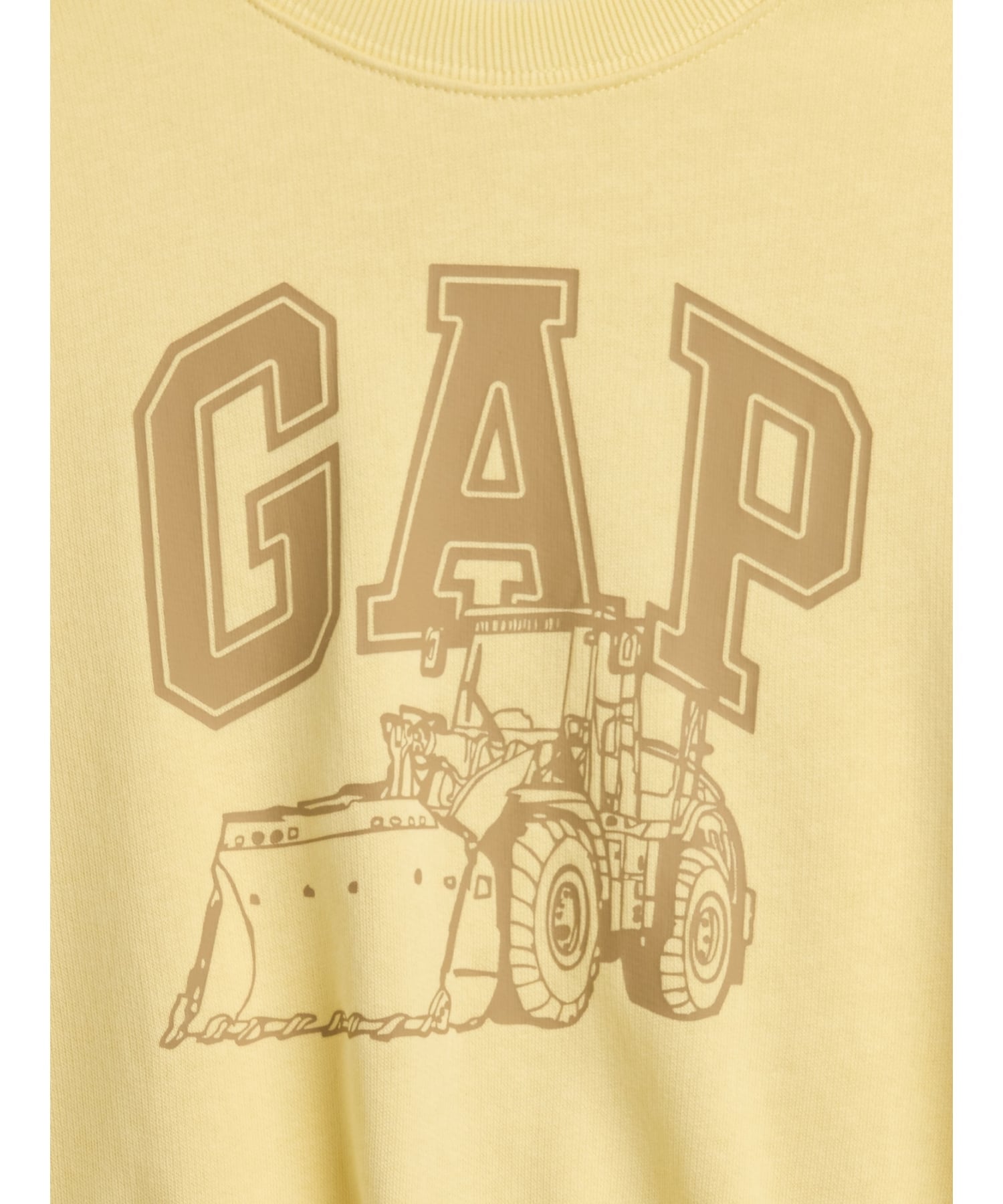 (K)babyGap Толстовка свободного кроя из французской махровой ткани с графическим принтом GAP, SPRING_YELLOW — фото 3