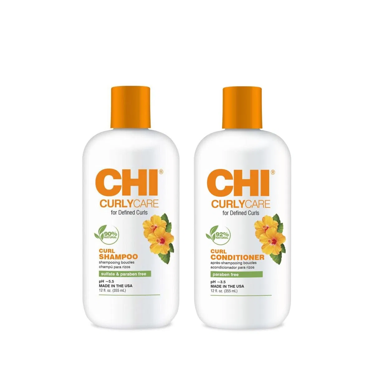 Набор шампуня и кондиционера Chi Curlycare Curl для вьющихся волос, 355 мл Mprofessional