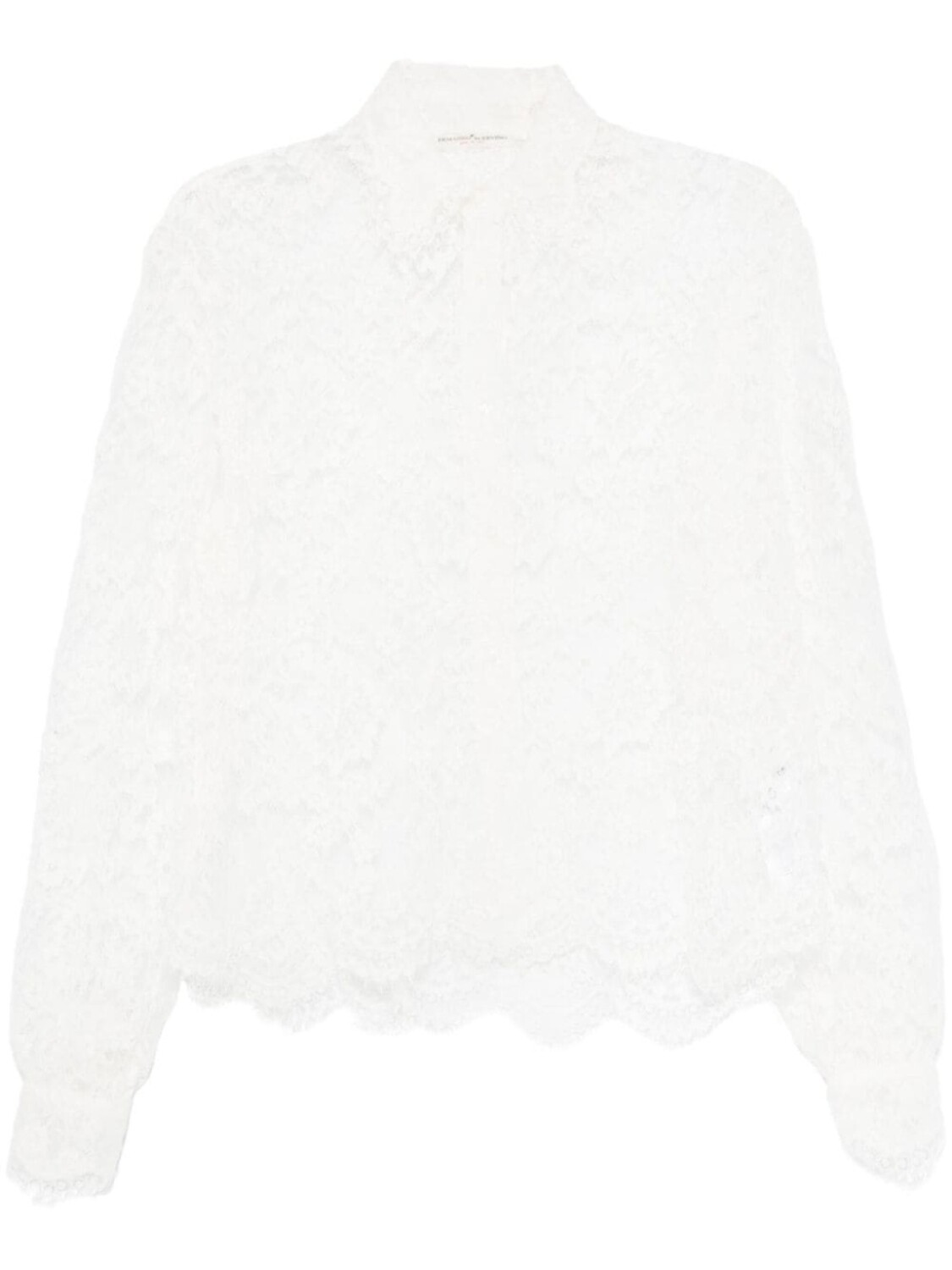

Ermanno Scervino кружевная рубашка, белый