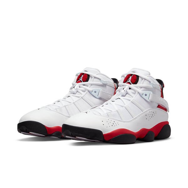 Кроссовки 6 колец Air Jordan, белый — фото 3
