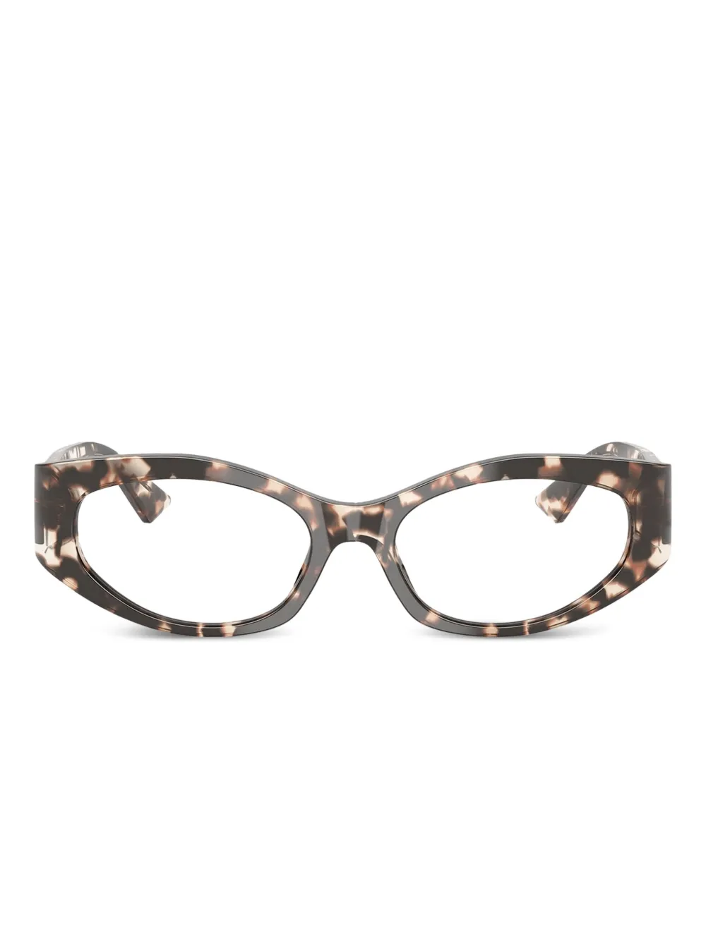 

Очки в прямоугольной оправе черепаховой расцветки Versace, серый