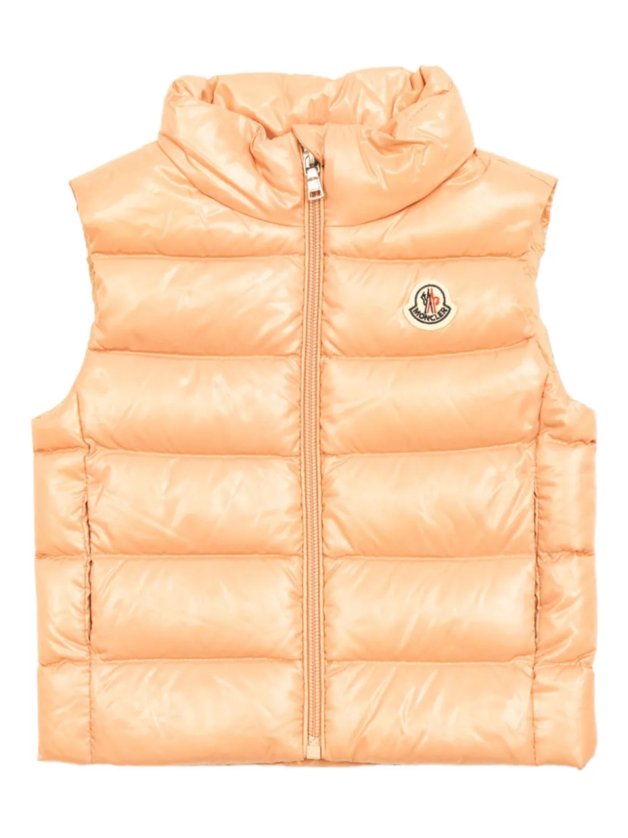

Moncler Enfant дутый жилет Ghany, розовый