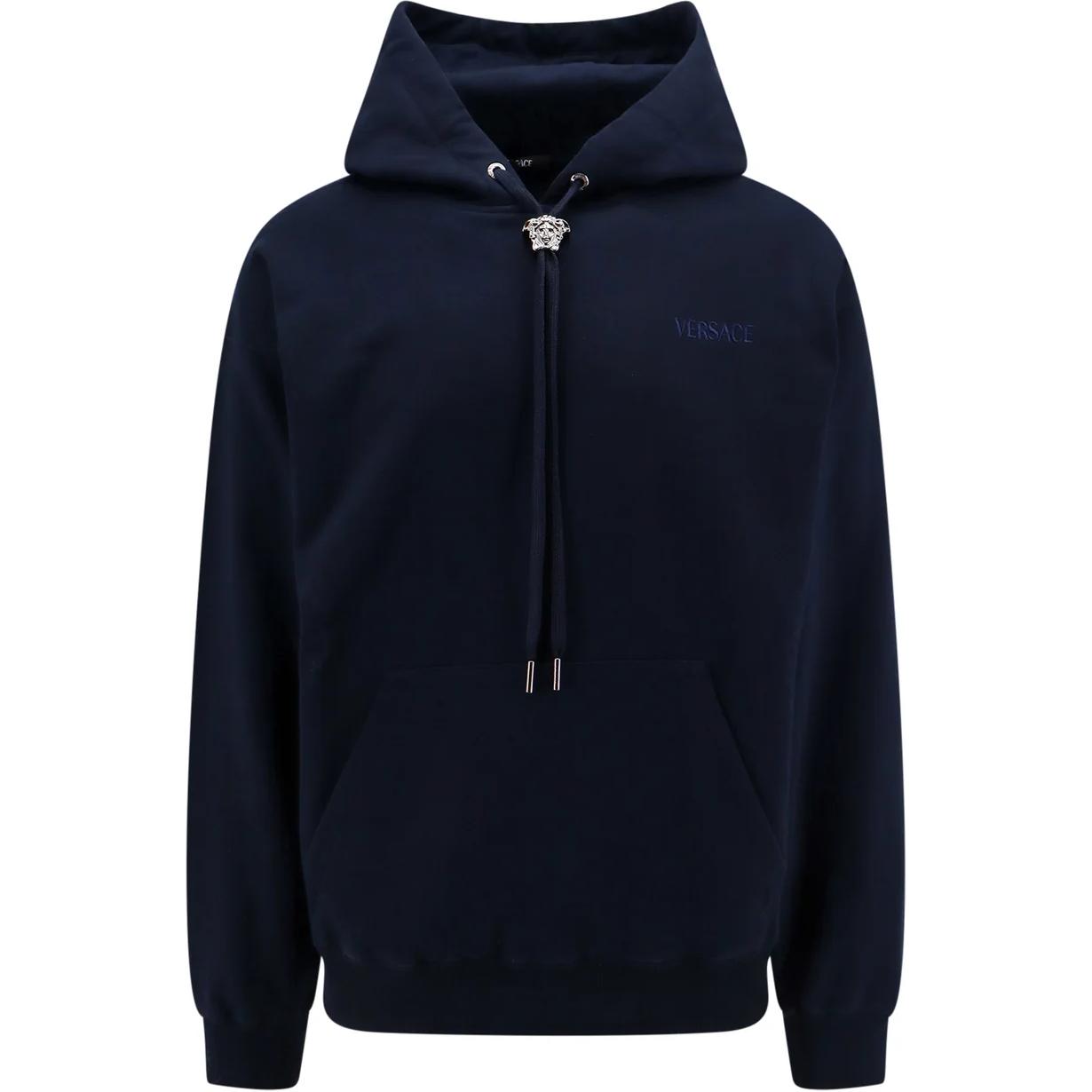 

Толстовка с капюшоном и завязками на голове Медузы VERSACE, Marine Blue