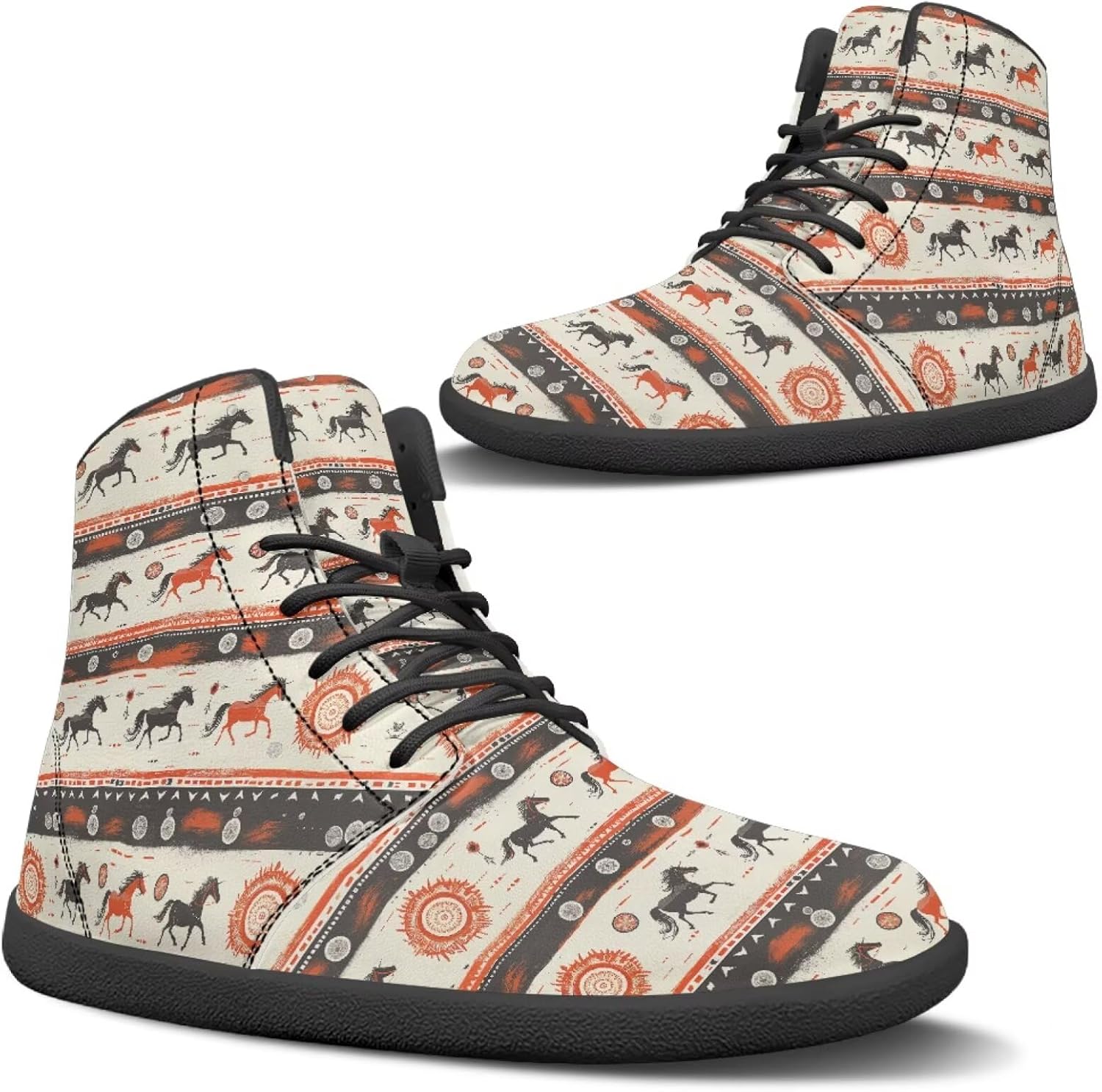 

Кроссовки Binienty для мужчин и женщин, Vintage Tribal Horse