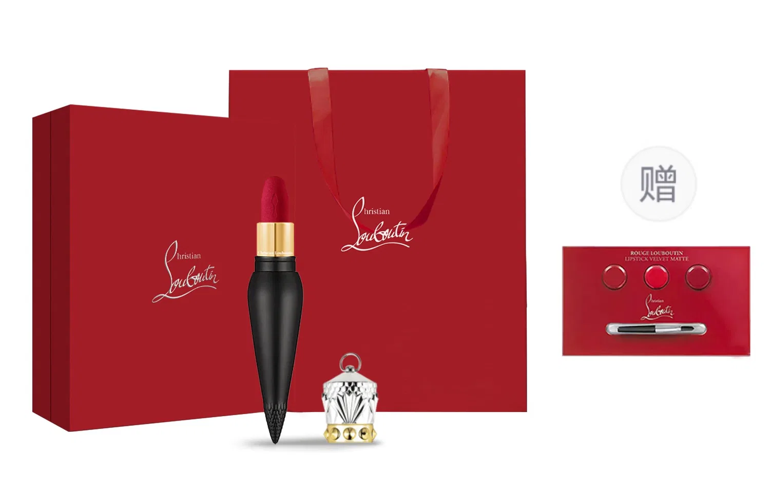 Набор губных помад Christian Louboutin CL Queen's Scepter Premium Lipstick Gift Box — фото 4
